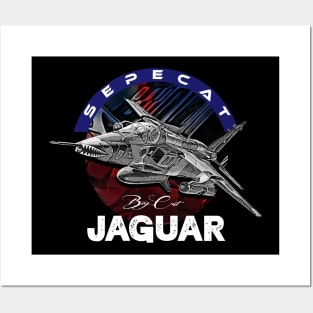 Sepecat Jaguar Anglo-French Fighterjet Military Aircraft Posters and Art